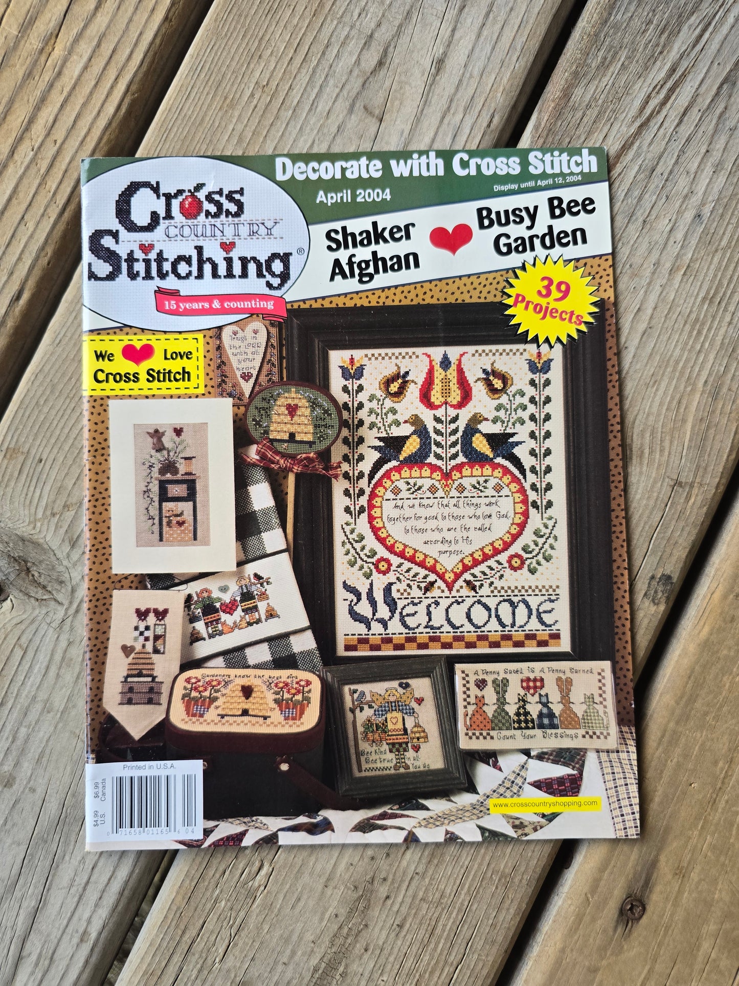 Cross Country Stitching Magazine - 2004 Bundle