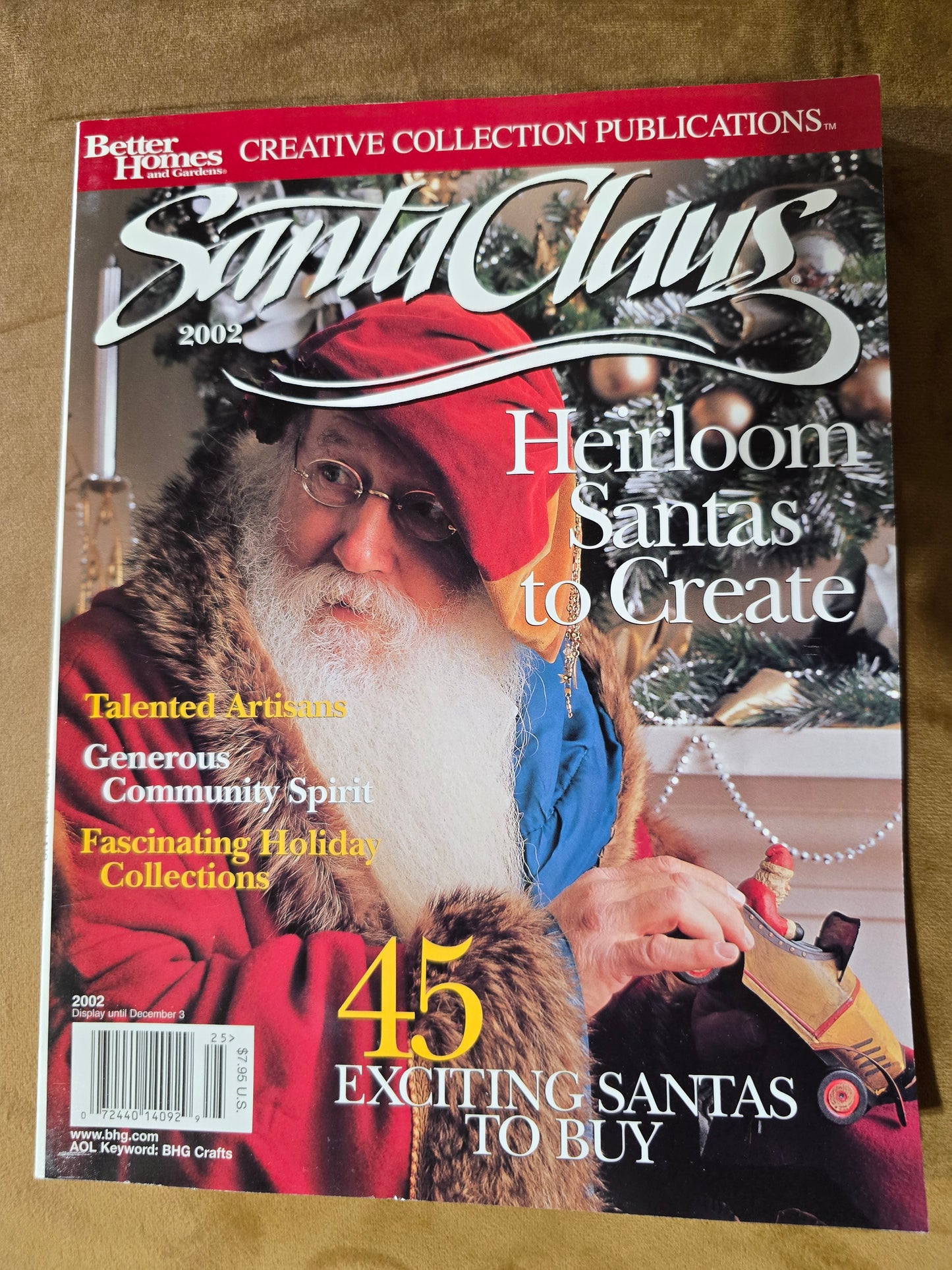 Better Homes and Gardens Creative Collection Magazine - Santa Claus 2002