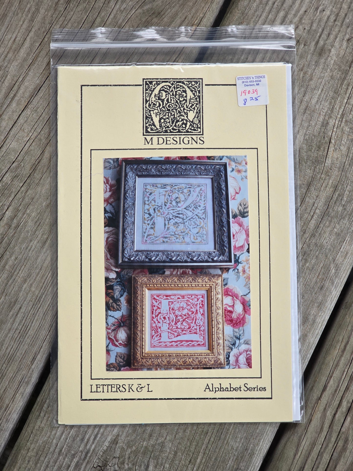 M Designs - Alphabet Series - Letters K & L - Cross Stitch Pattern