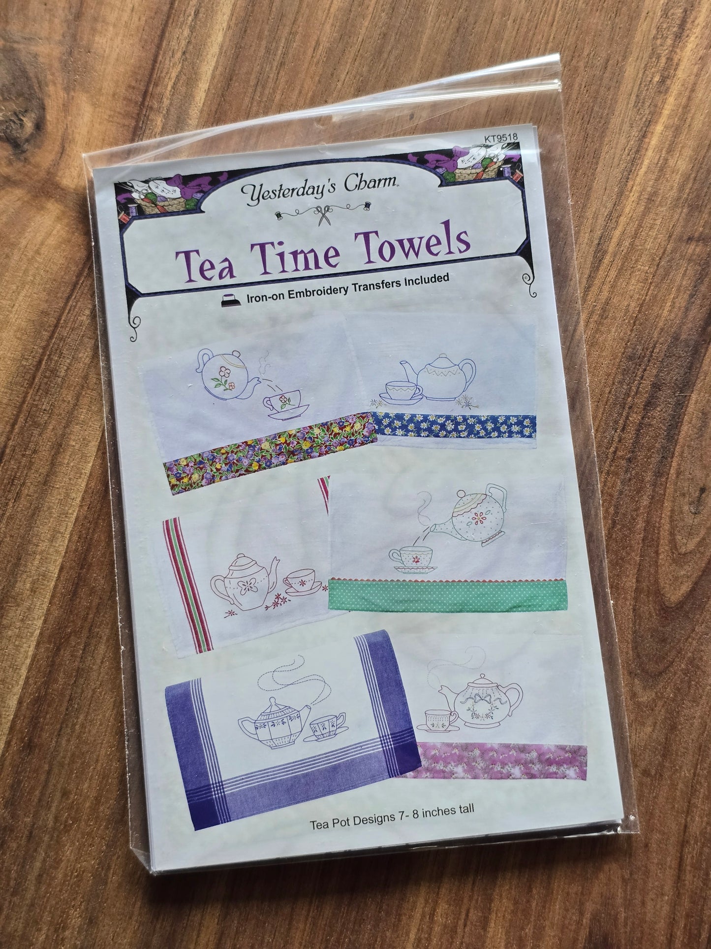 Yesterday's Charm - Tea Time Towels - Embroidery Pattern