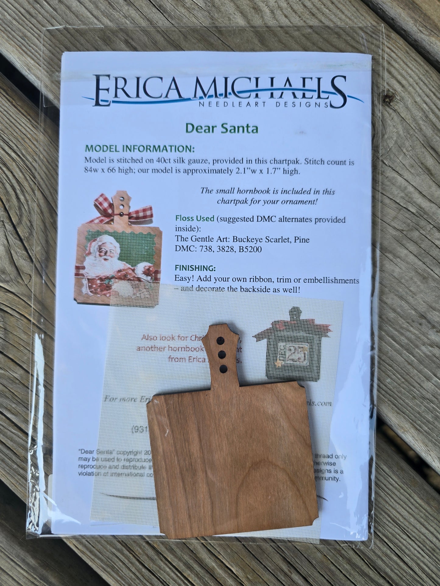 Erica Michaels - Dear Santa - Petites Collection - Cross Stitch Kit