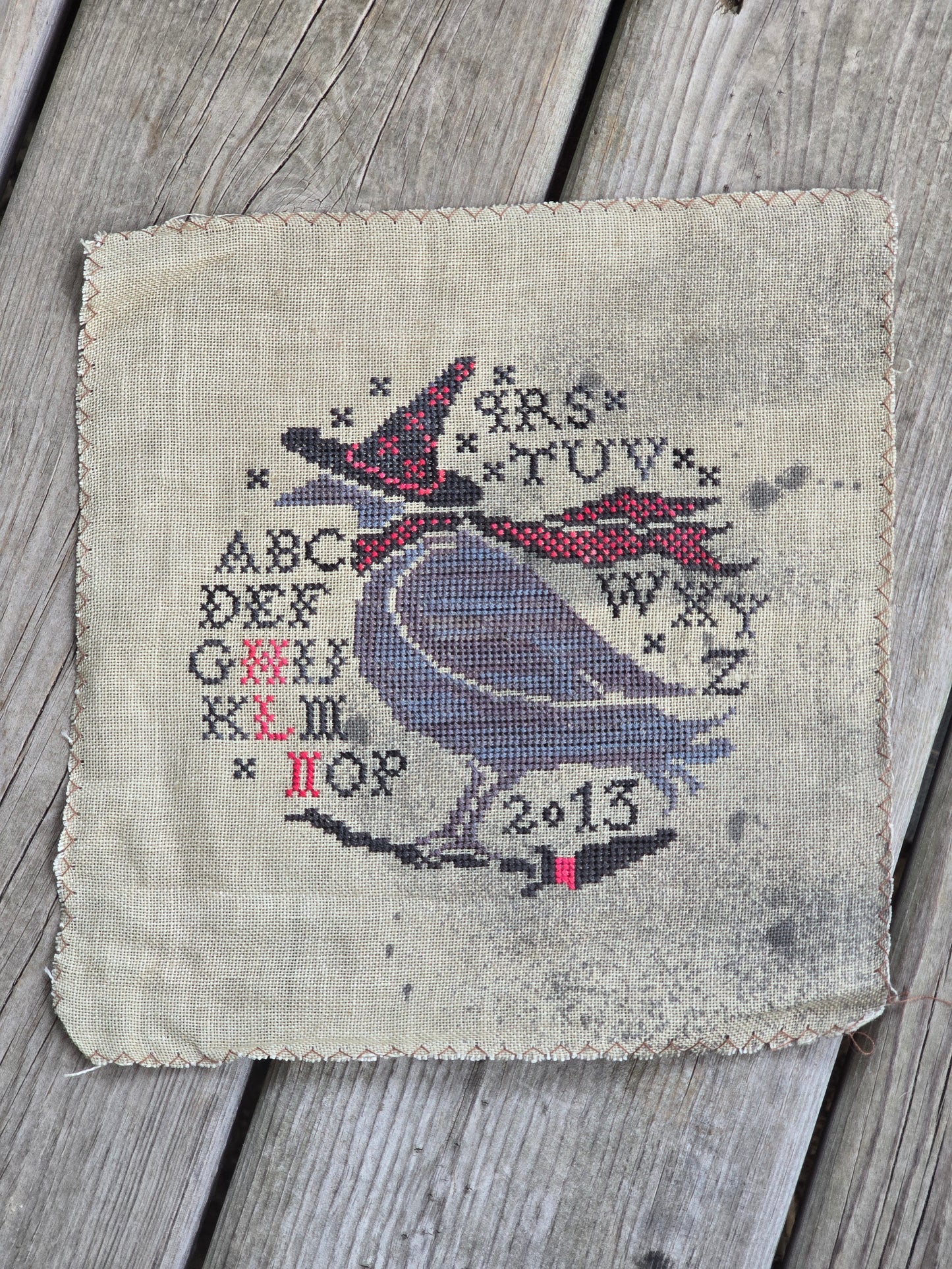 Blackbird Designs - Midnight Ride - Completed Cross Stitch