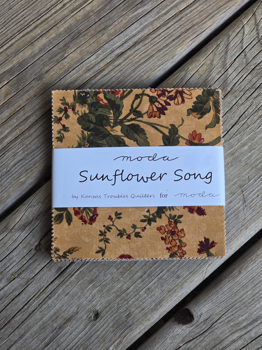 Moda - Sunflower Song - Quilting Fabric - Charm Pack