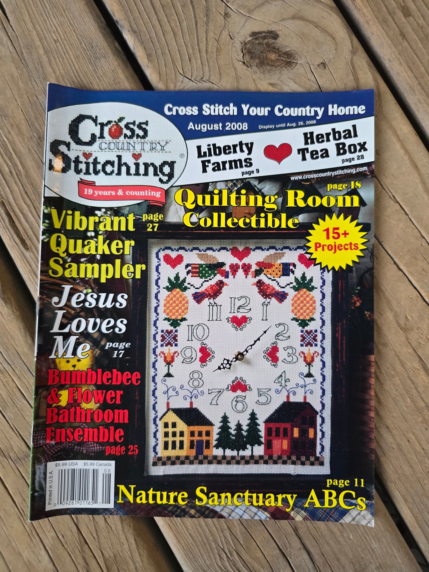 Cross Country Stitching Magazine - 2008 Bundle