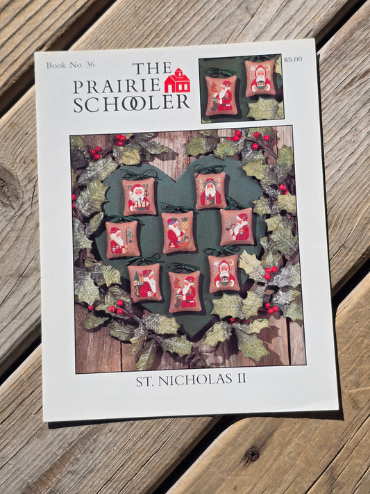 The Prairie Schooler - St. Nicholas II - Book No. 36 - Cross Stitch Pattern