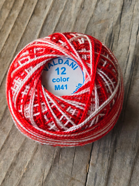 Valdani - Perle Cotton - Hand-Dyed - Size 12 - #M41 - Thread
