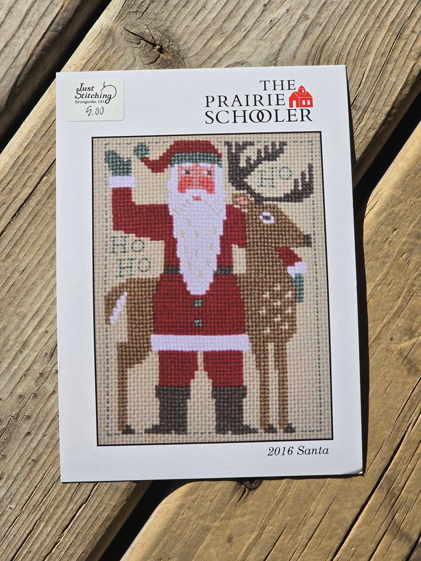The Prairie Schooler - 2016 Santa - Cross Stitch Pattern