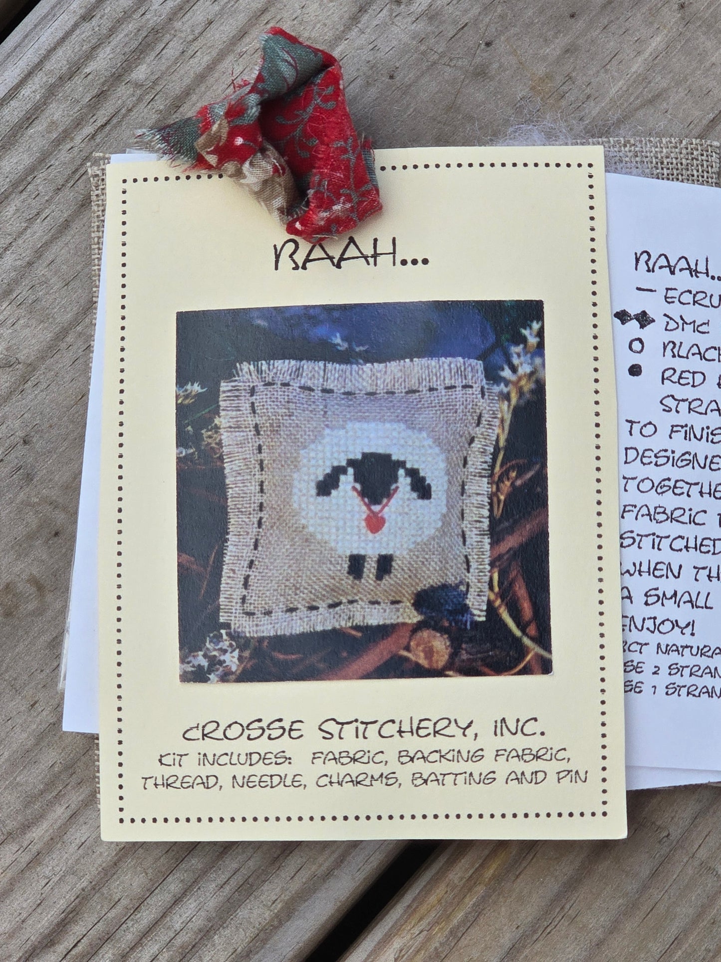 Crosse Stitchery, Inc. - Baah - Cross Stitch Kit