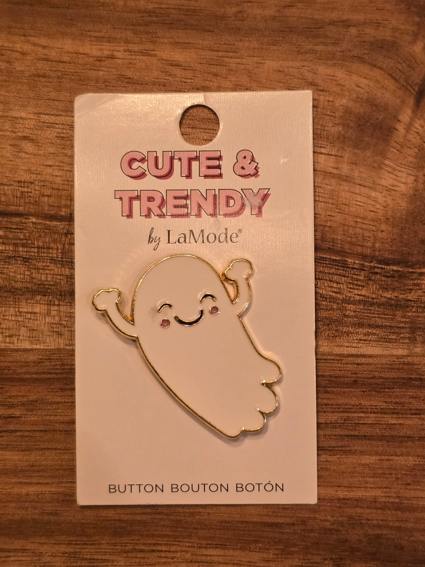 LaMode - Cute & Trendy - Ghost Button