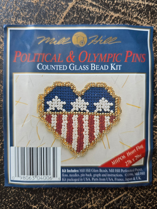 Mill Hill - Political & Olympic Pins - Counted Class Bead Kit