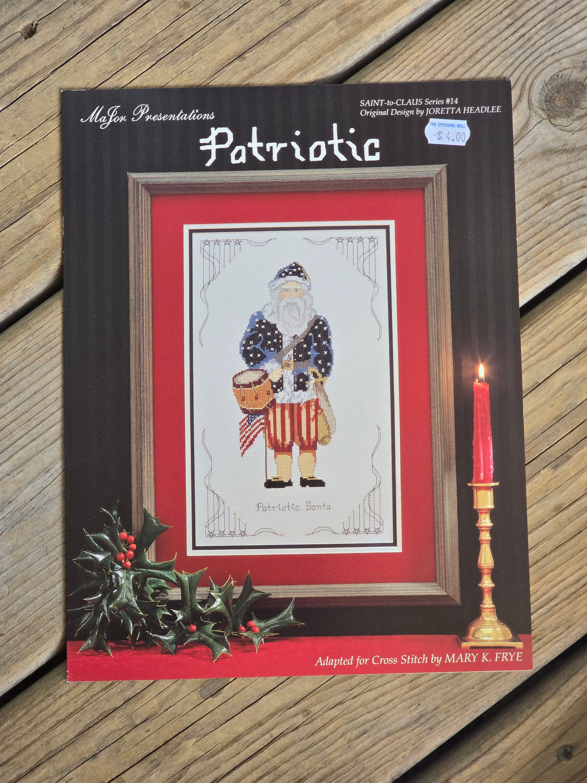 MaJor Presentations - Patriotic Santa - Cross Stitch Pattern