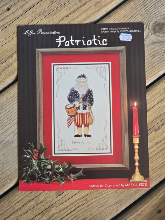 MaJor Presentations - Patriotic Santa - Cross Stitch Pattern