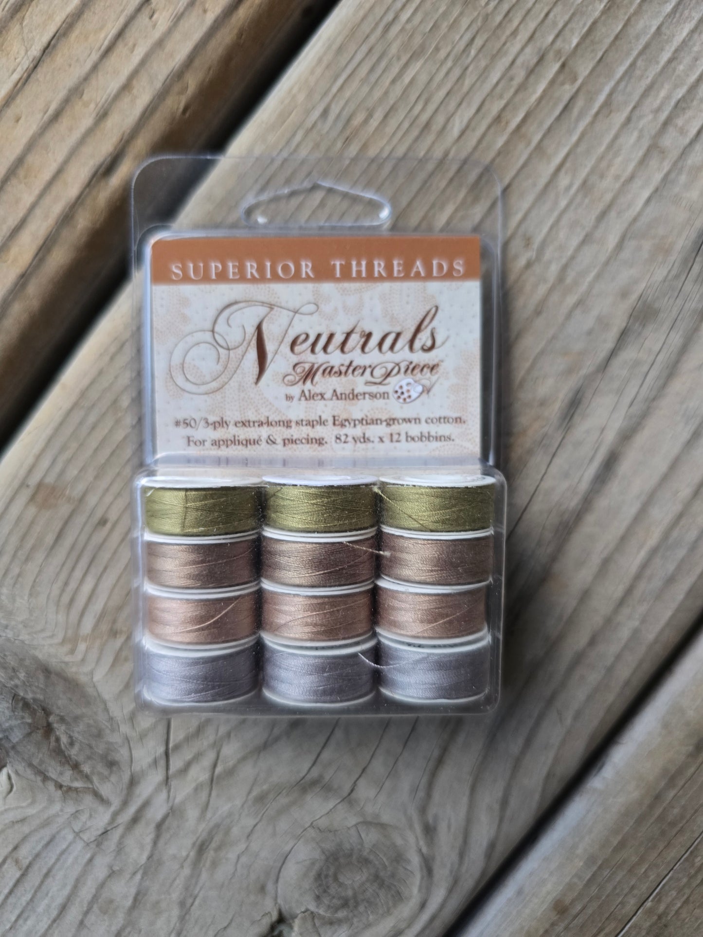 Superior Threads - Neutrals - Master Piece by Alex Anderson  - Light and Dark Sets
