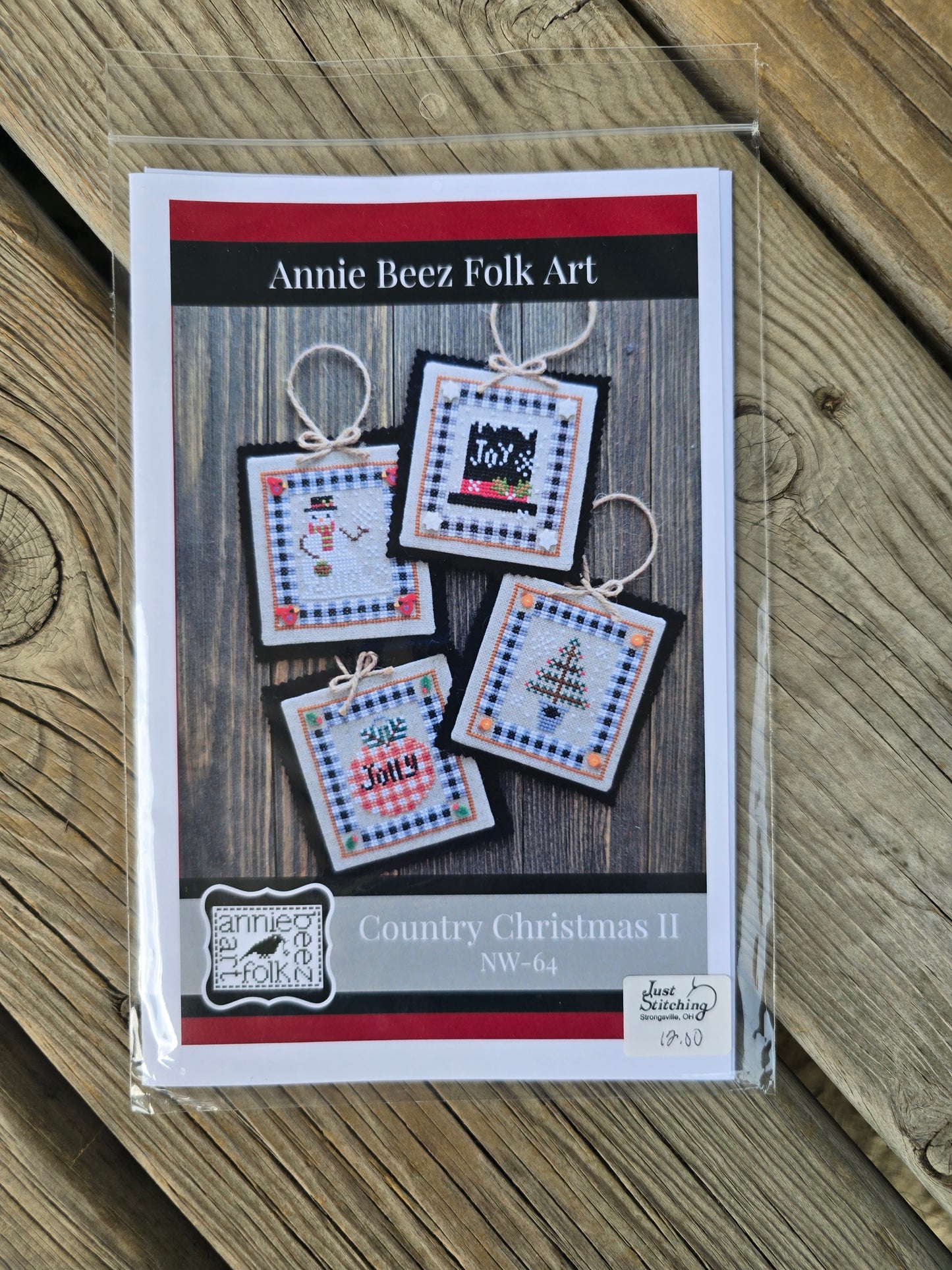 Annie Beez Folk Art - Country Christmas I,  II, III - Cross Stitch Patterns