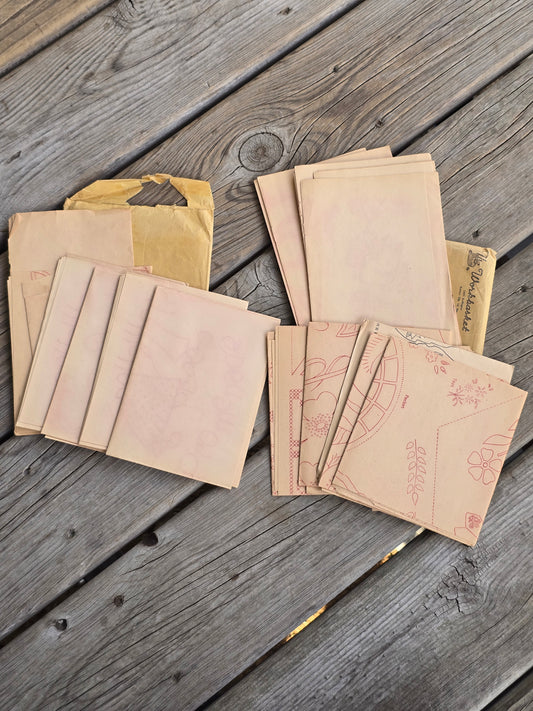 Vintage Iron-On Embroidery Pattern Bundle