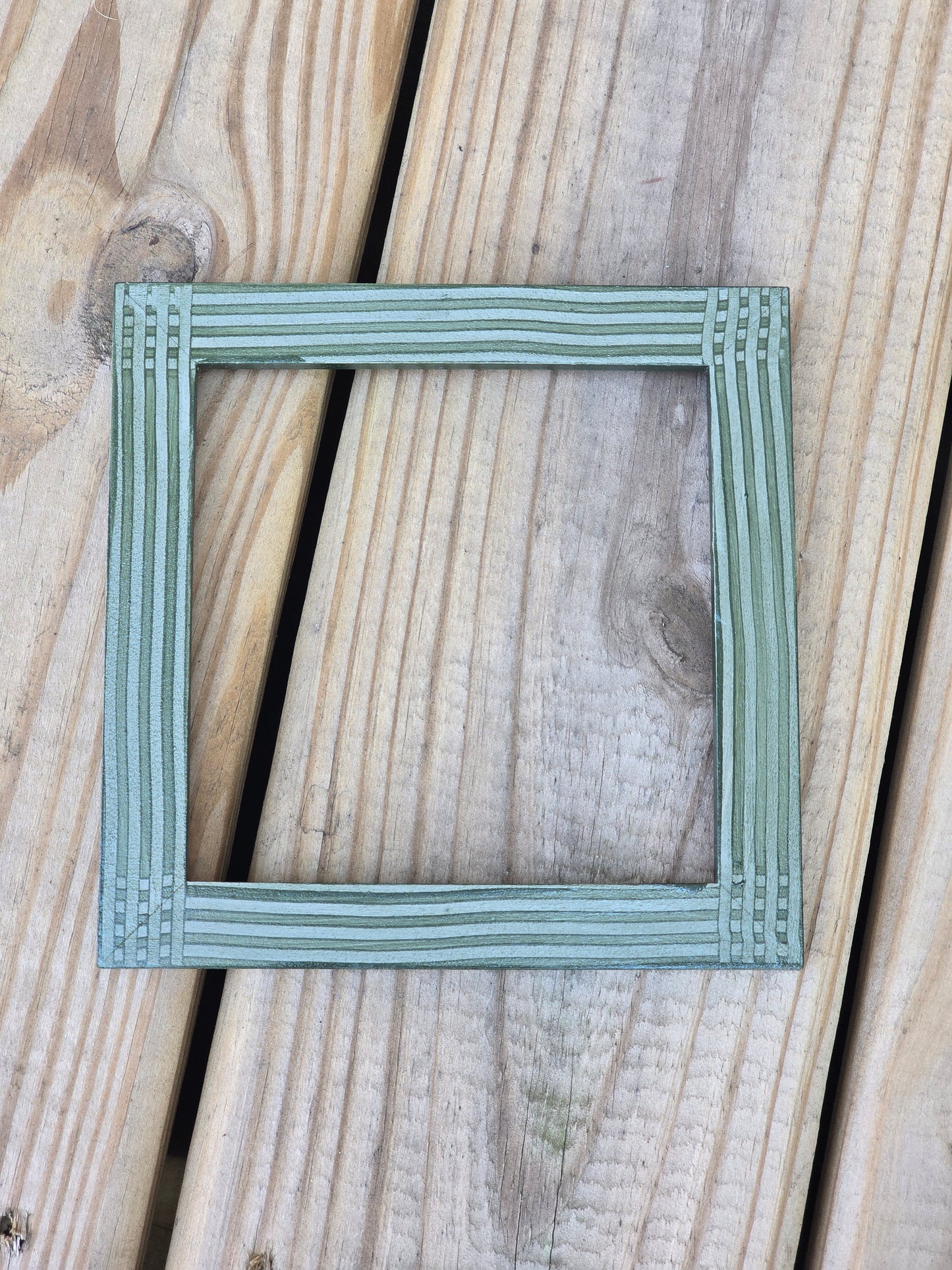 Wooden Picture Frame - 5” x 5” Square - Home Decor