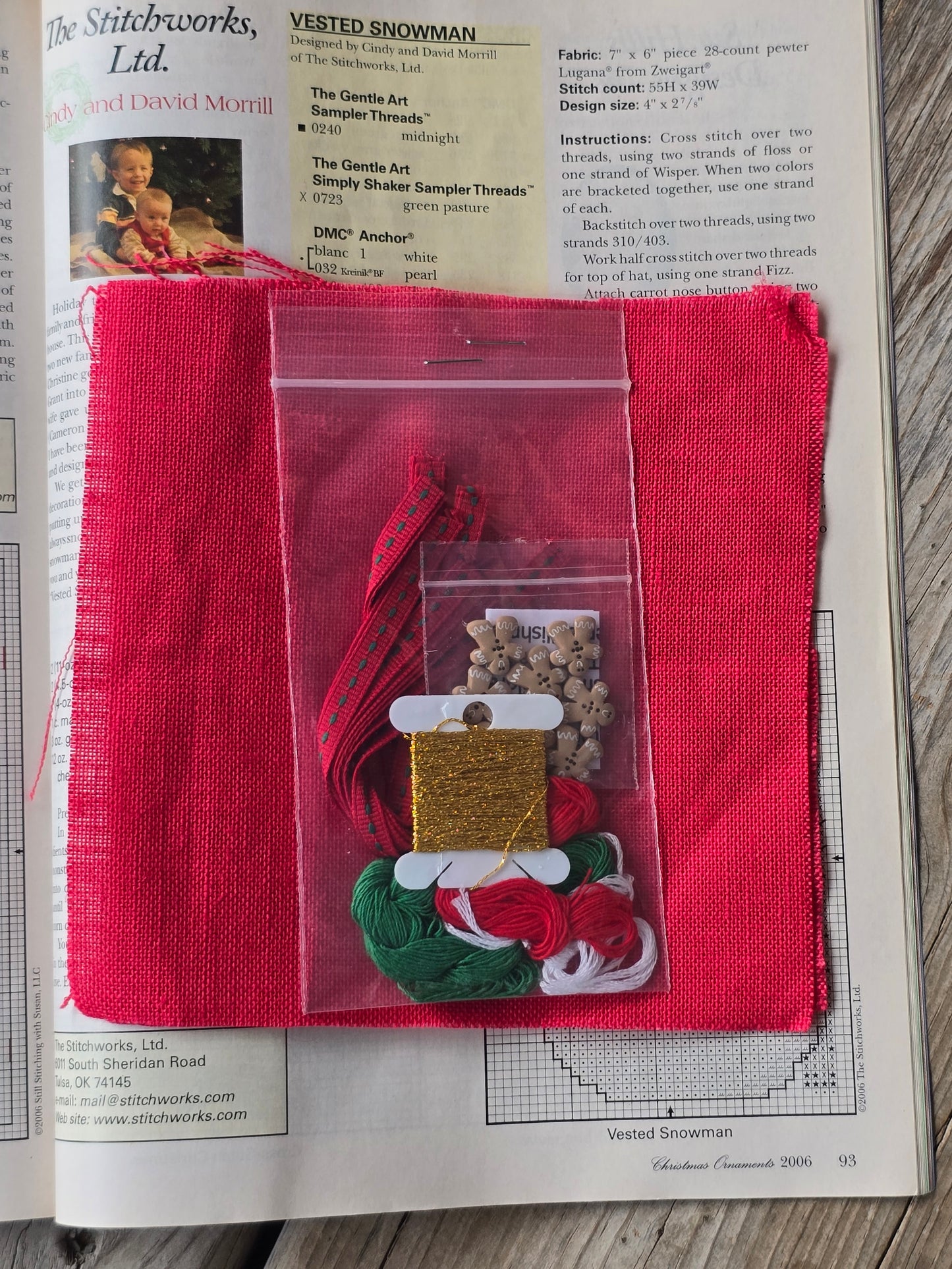 Just Cross Stitch - Special Christmas Issue - Christmas Ornaments - Holiday 2006