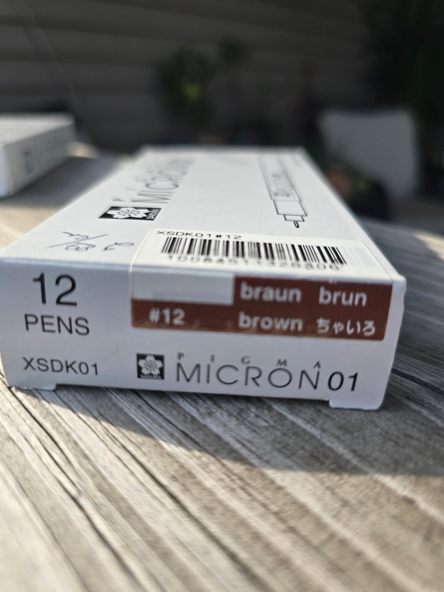 Pigma Micron Pen - 01 - Brown, Black