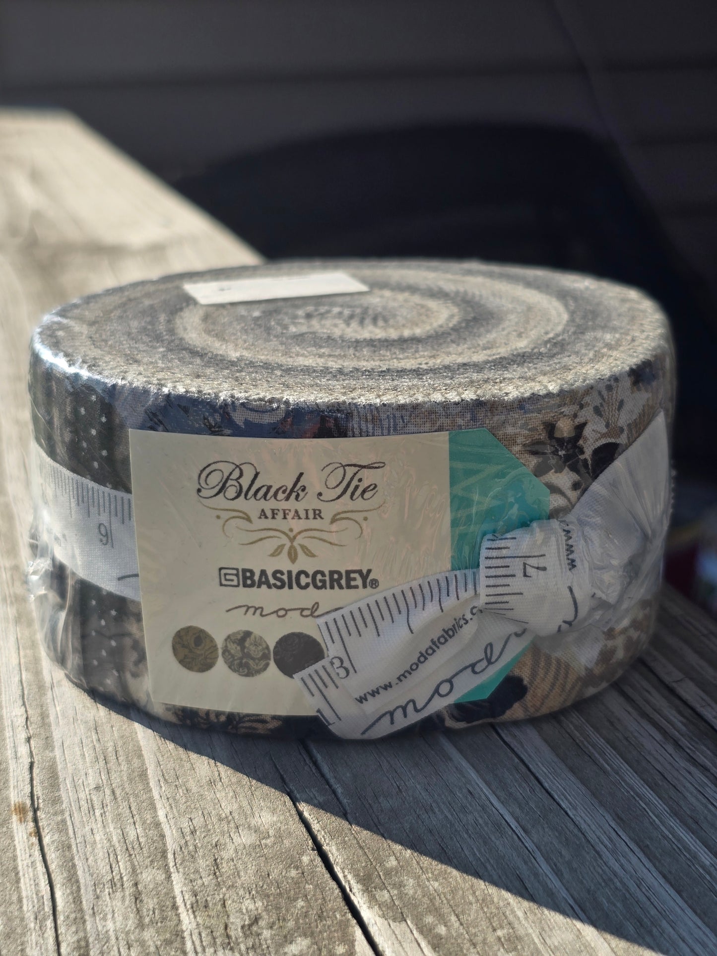Moda - Basic Grey - Black Tie Affair - Quilting Fabric - Jelly Roll