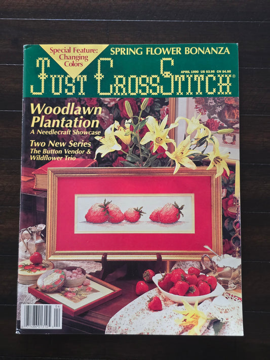 Just Cross Stitch - April 1990 - Magazine