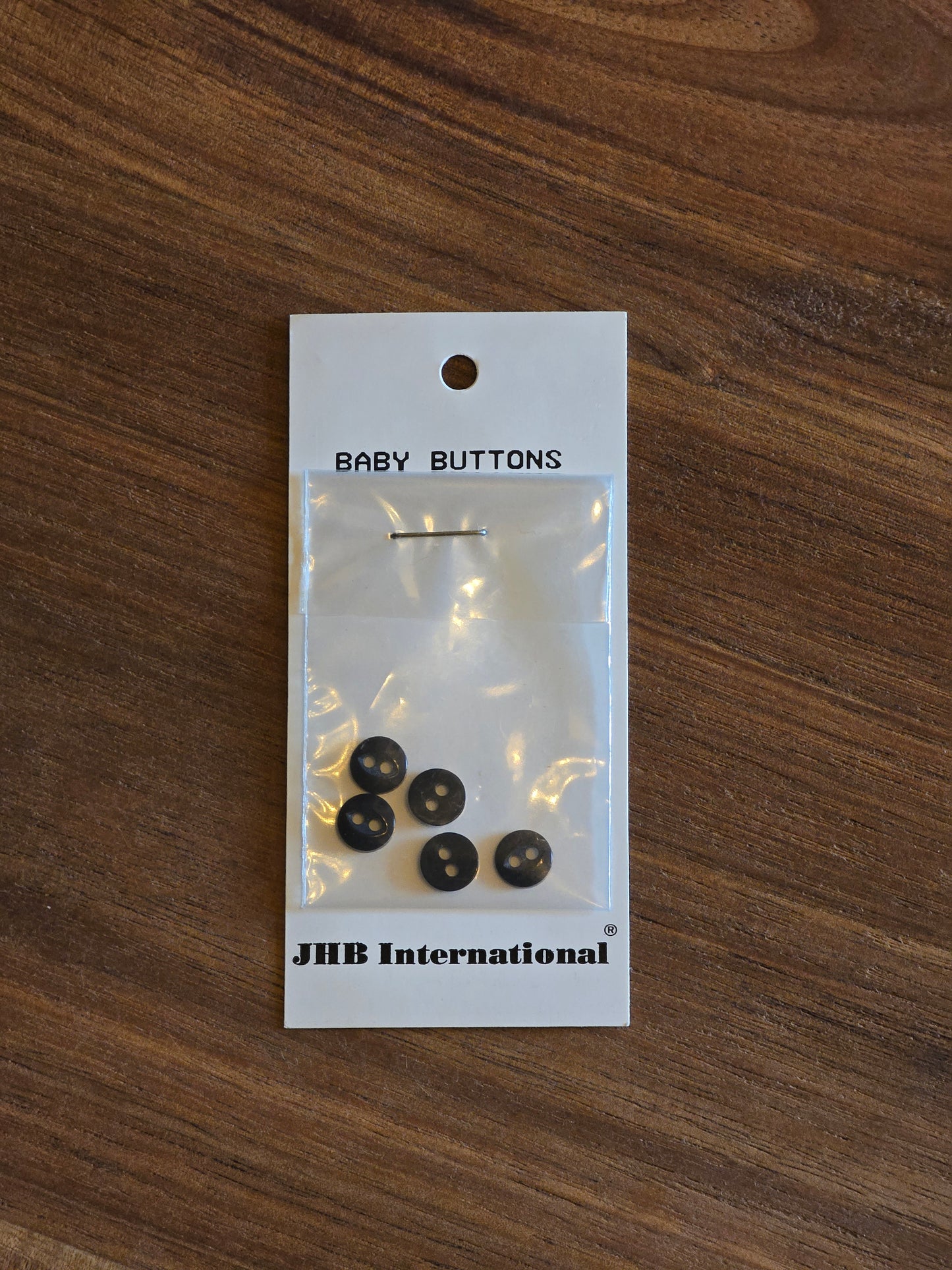 JHB International - Black Baby Buttons