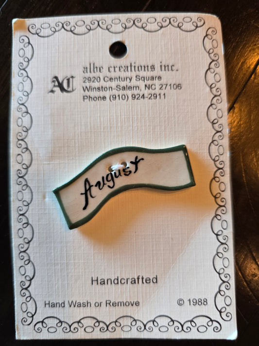 Albe Creations, Inc. - August Ceramic Buttons