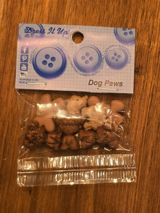 Dress It Up - Dog and Bone Buttons