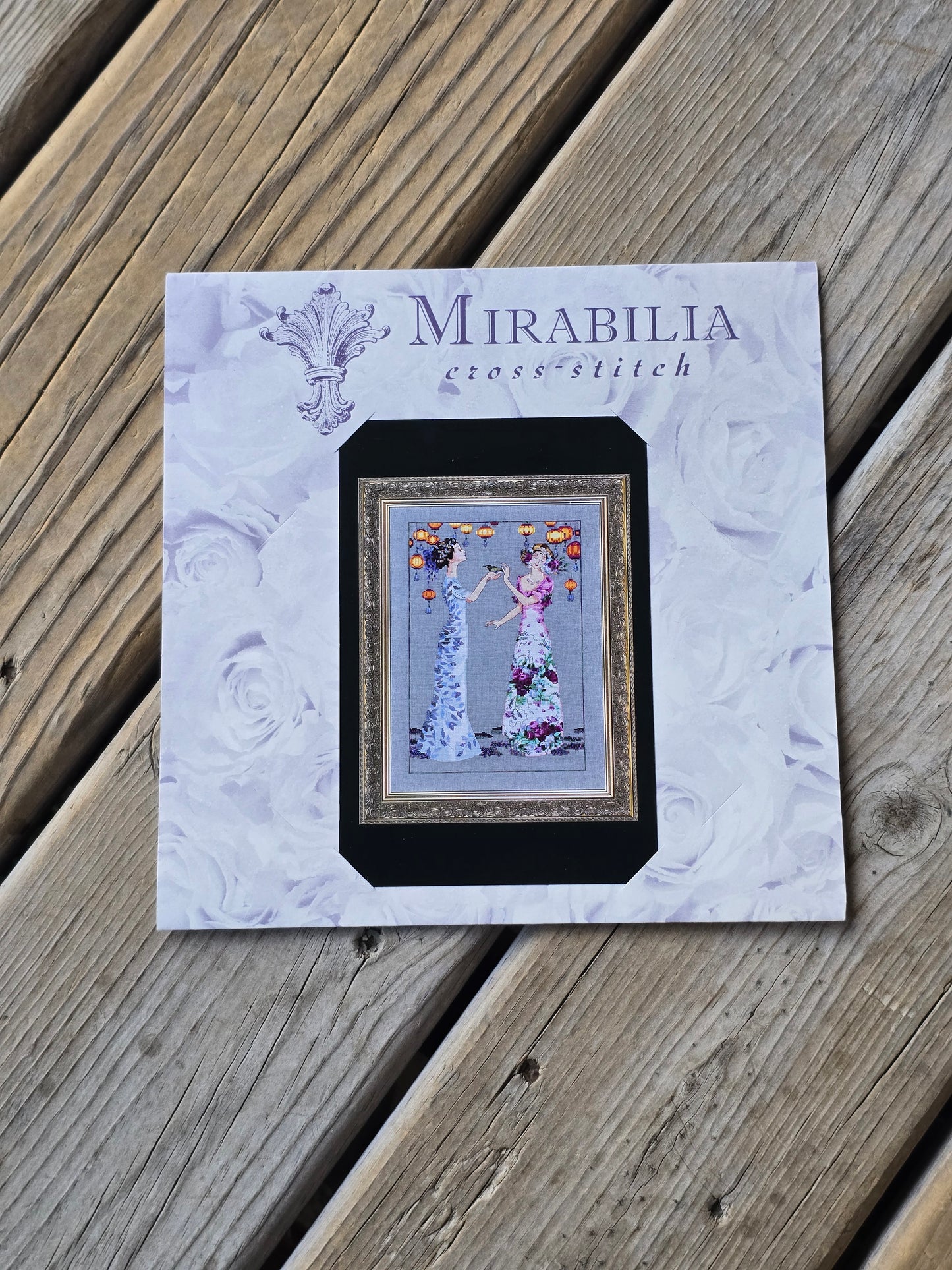 Mirabilia - The Garden Party - Cross Stitch Pattern with Embellishment Pack