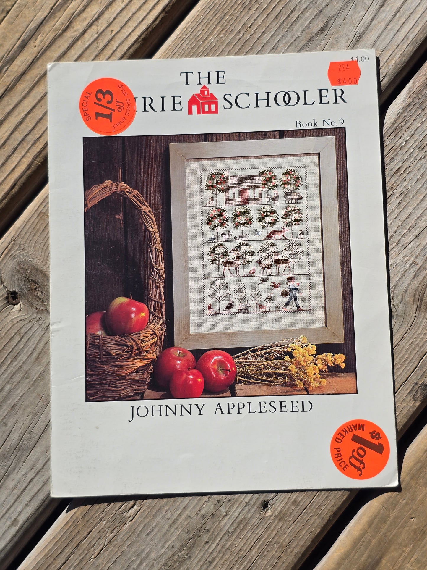 The Prairie Schooler - Johnny Applebee's- Book No. 9 - Cross Stitch Pattern