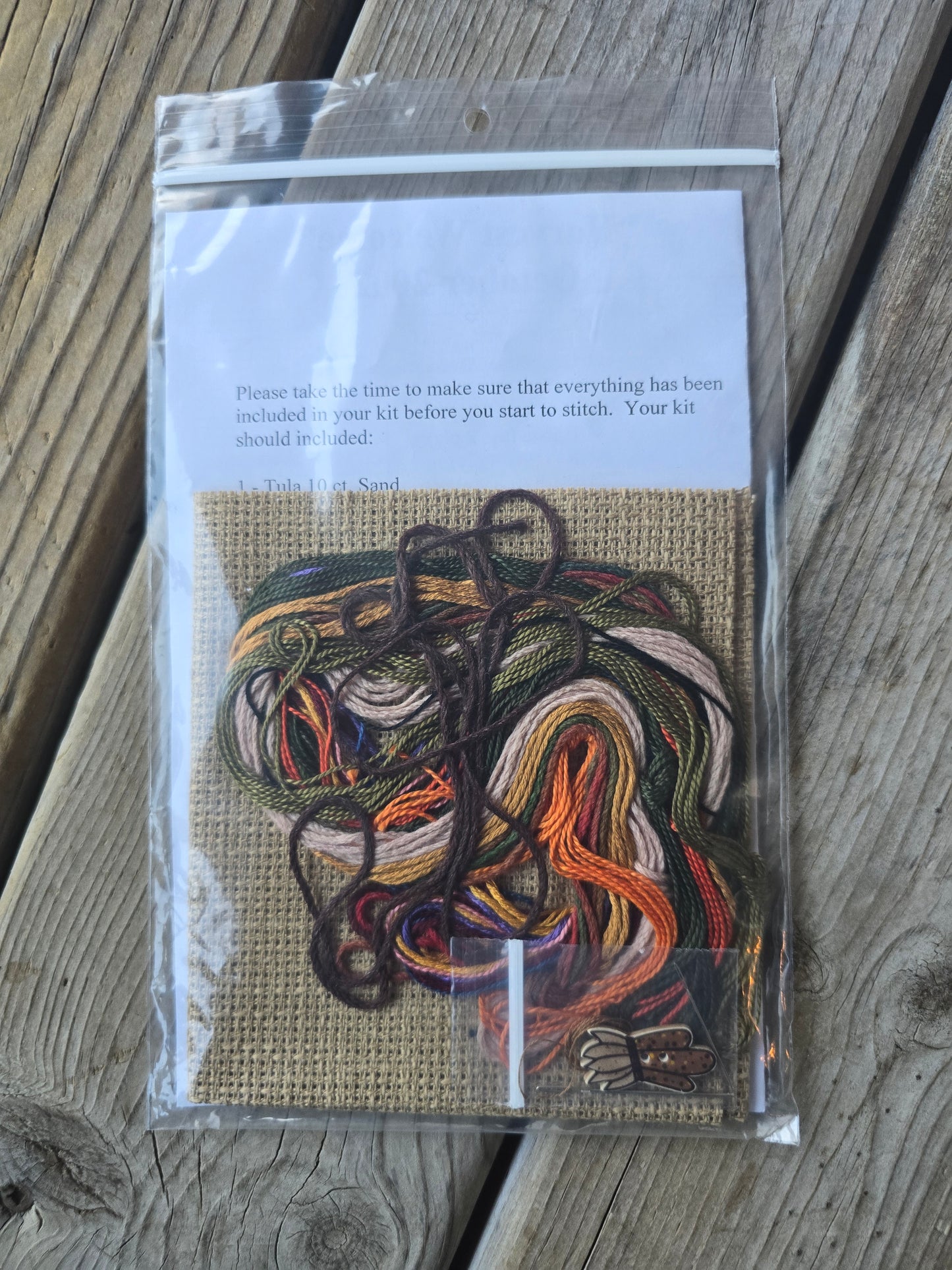 Aidaworks - Stitchin' Fix -  Harvest Welcome - October 2002 - Cross Stitch Kit