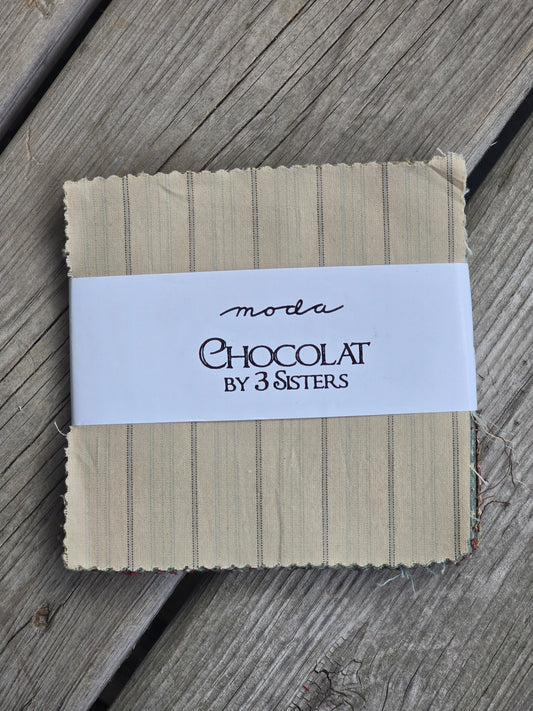 Moda - Chocolat - Quilting Fabric - Charm Pack