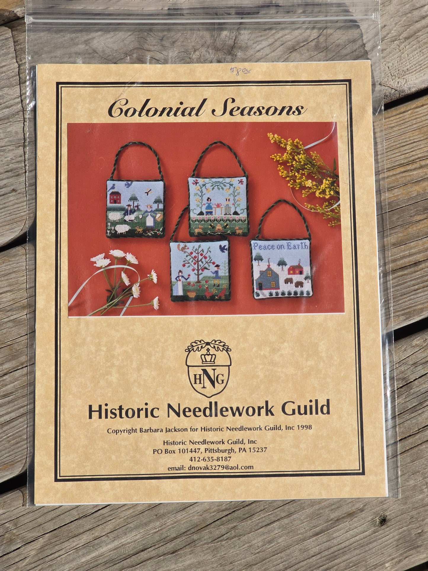Historic Needlework Guild, Inc - Colonial Seasons - Cross Stitch Pattern