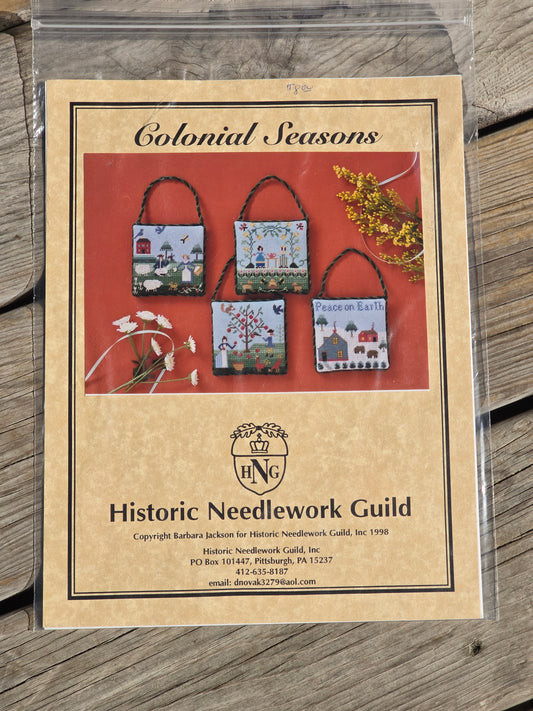 Historic Needlework Guild, Inc - Colonial Seasons - Cross Stitch Pattern