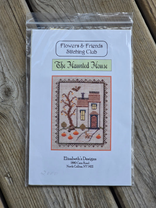 Elizabeth's Designs - Flowers & Friends Stitching Club - The Haunted House - Cross Stitch Kit