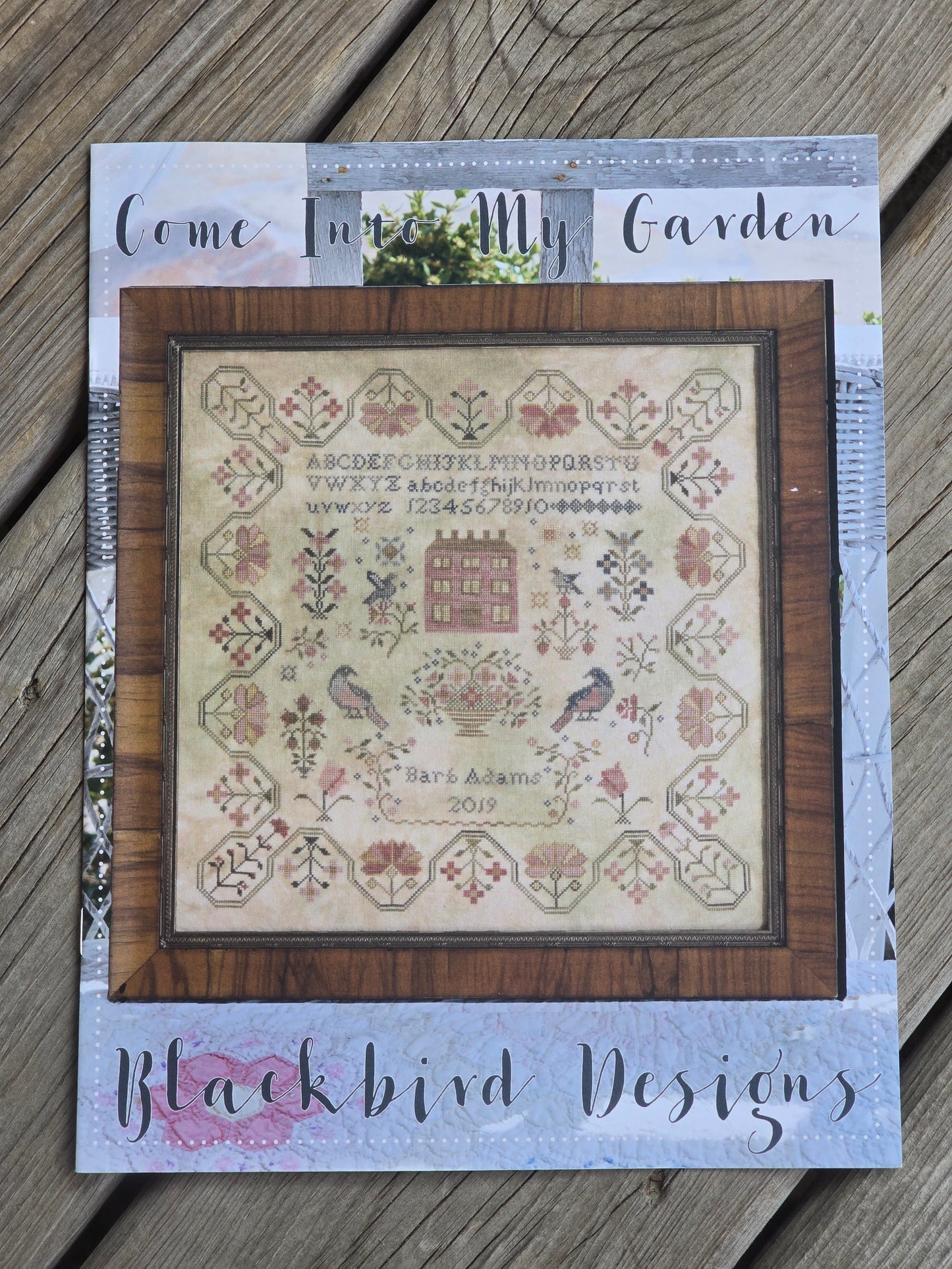 Blackbird Designs - Come Into My Garden - Cross Stitch Chart