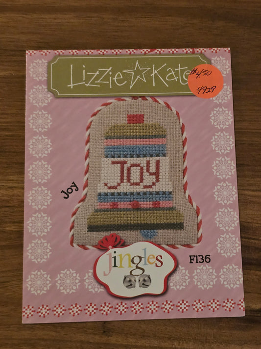 Lizzie Kate - Jingles - Joy - F136 - Cross Stitch Pattern