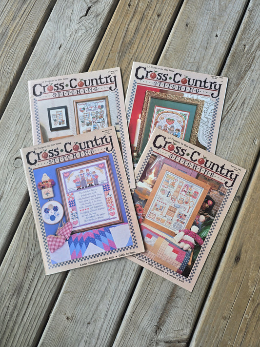 Cross Country Stitching Magazine - 1989 Bundle