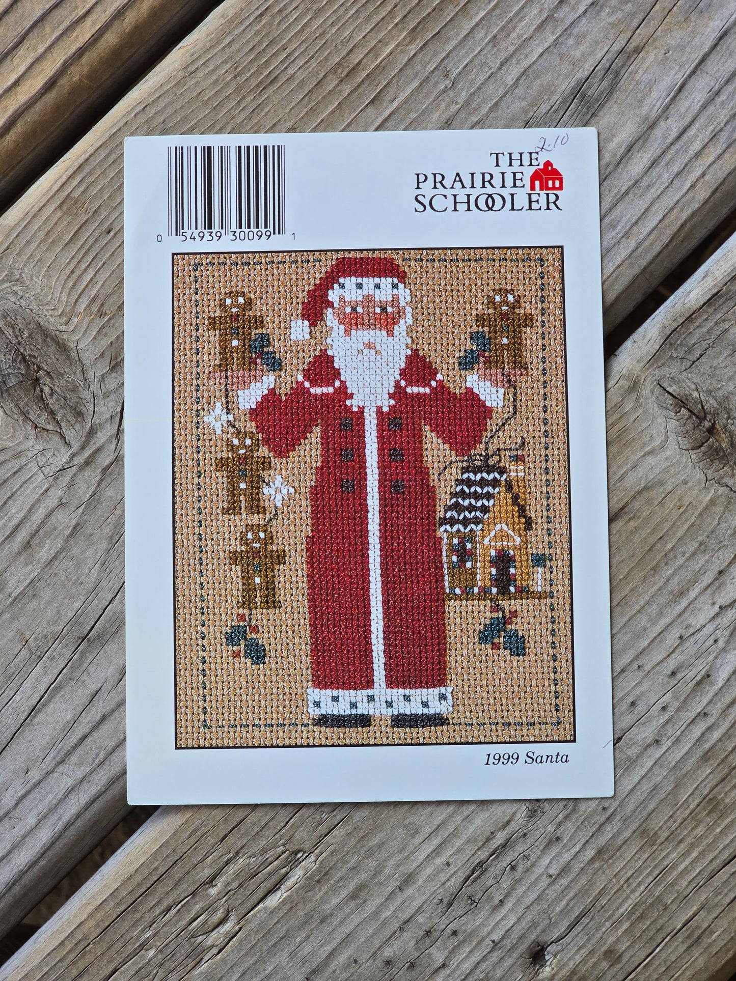 The Prairie Schooler - 1999 Santa - Cross Stitch Pattern