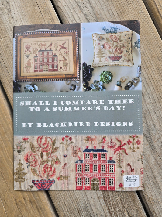 Blackbird Designs - Shall I Compare Thee to a Summer's Day? - Cross Stitch Pattern