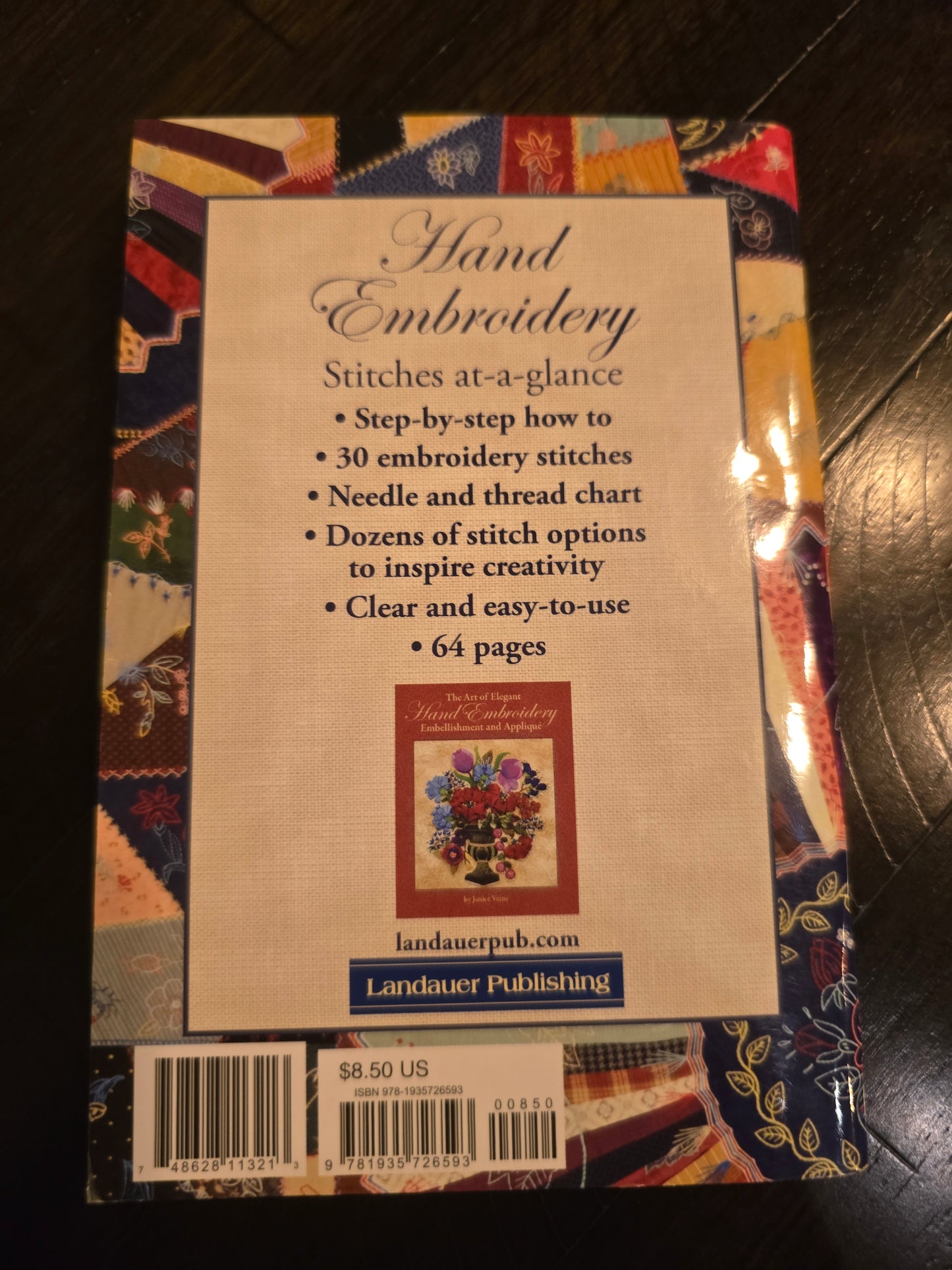 Landauer Publishing - Hand Embroidery - Stitches at-a-Glance