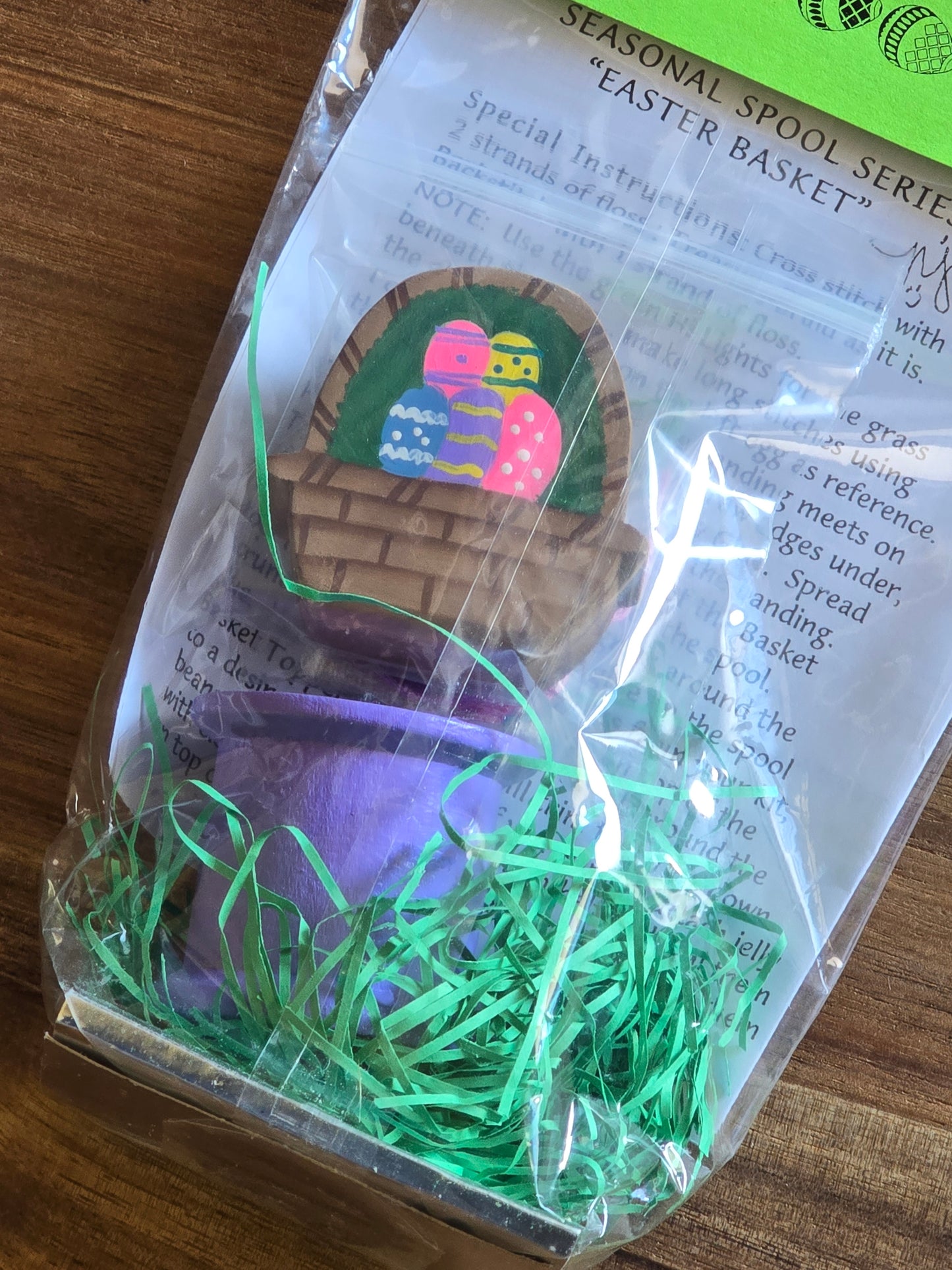Faithwurks - Seasonal Spool Series - Easter Basket - Cross Stitch Kit