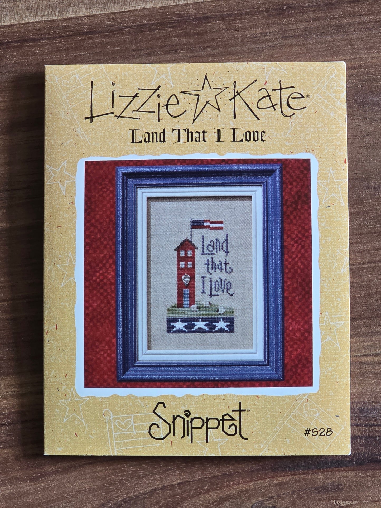 Lizzie Kate - Snippet - Land That I Love - Cross Stitch Pattern