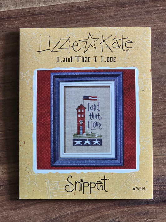 Lizzie Kate - Snippet - Land That I Love - Cross Stitch Pattern