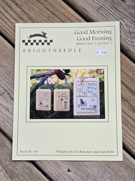 Brightneedle - Good Morning Good Evening - Cross Stitch Pattern