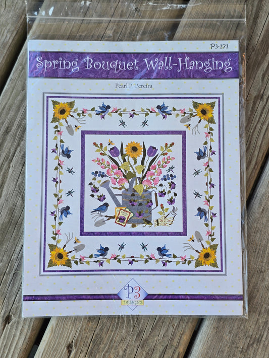 P3 Designs - Spring Bouquet Wall-Hanging - Quilt Pattern