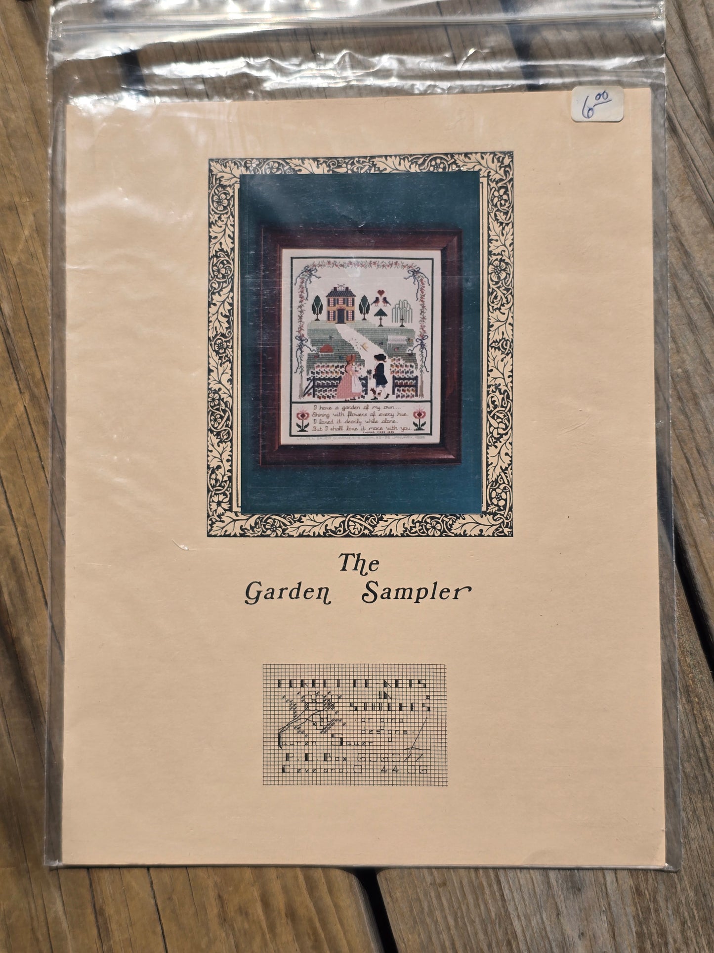 Forget-Me-Nots In Stitches - The Garden Sampler - Cross Stitch Pattern