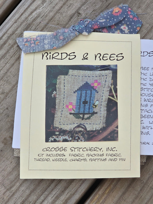 Crosse Stitchery, Inc. - Birds & Bees - Cross Stitch Kit