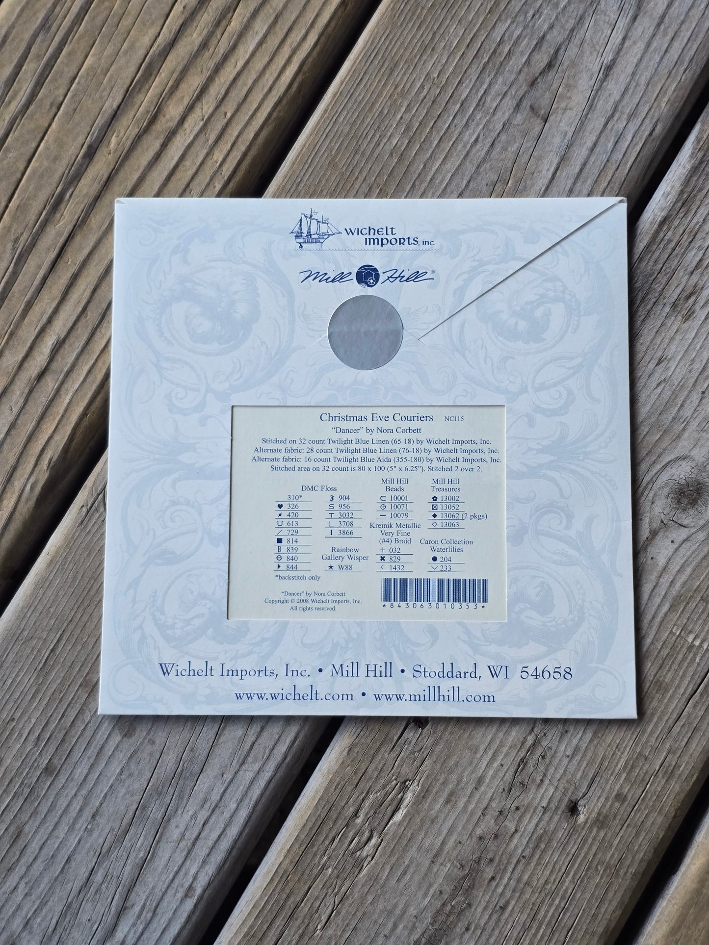 Mirabilia - Christmas Eve Couriers "Dancer" - Cross Stitch Pattern