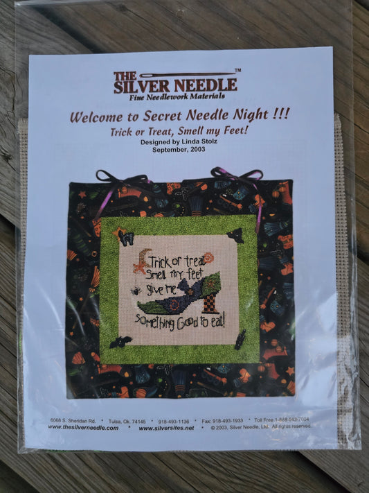 The Silver Needle - Trick or Treat Smell My Feet Cross Stitch Kit