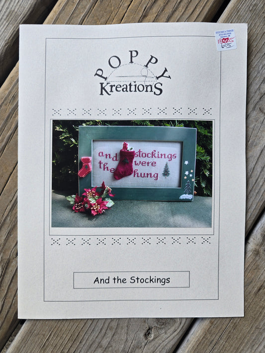 Poppy Kreations - And the Stockings - Cross Stitch Pattern with Stocking